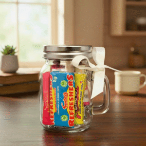 80mm Glass Roll Jar