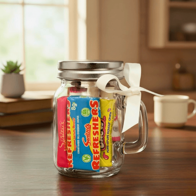 80mm Glass Roll Jar