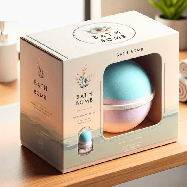 Custom Bath Bomb Boxes