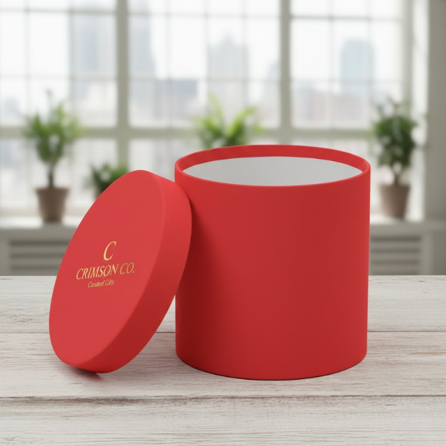 Round Boxes with Lids