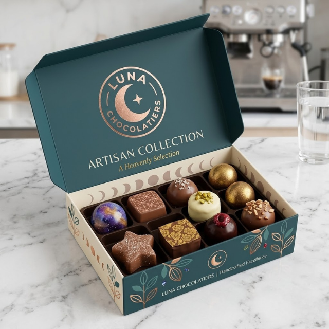 Custom Chocolate Candy Boxes
