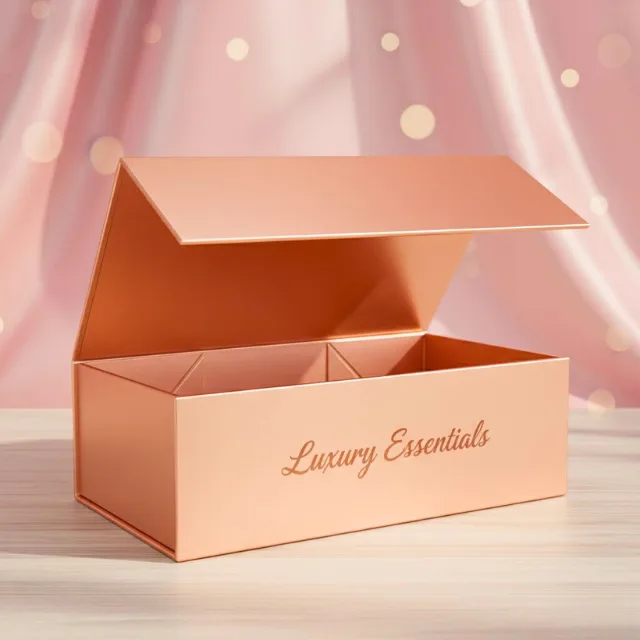 Rose Gold Gift Box with Lid