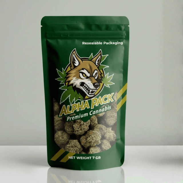 Custom Green Mylar Bags