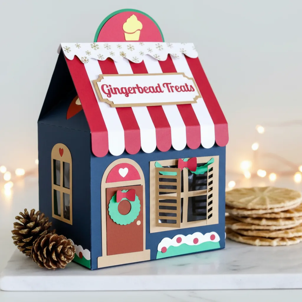 Custom Christmas Cupcake Boxes