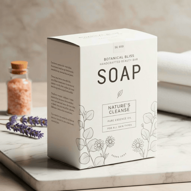 Custom White Soap Boxes