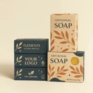 Custom Kraft Soap Boxes