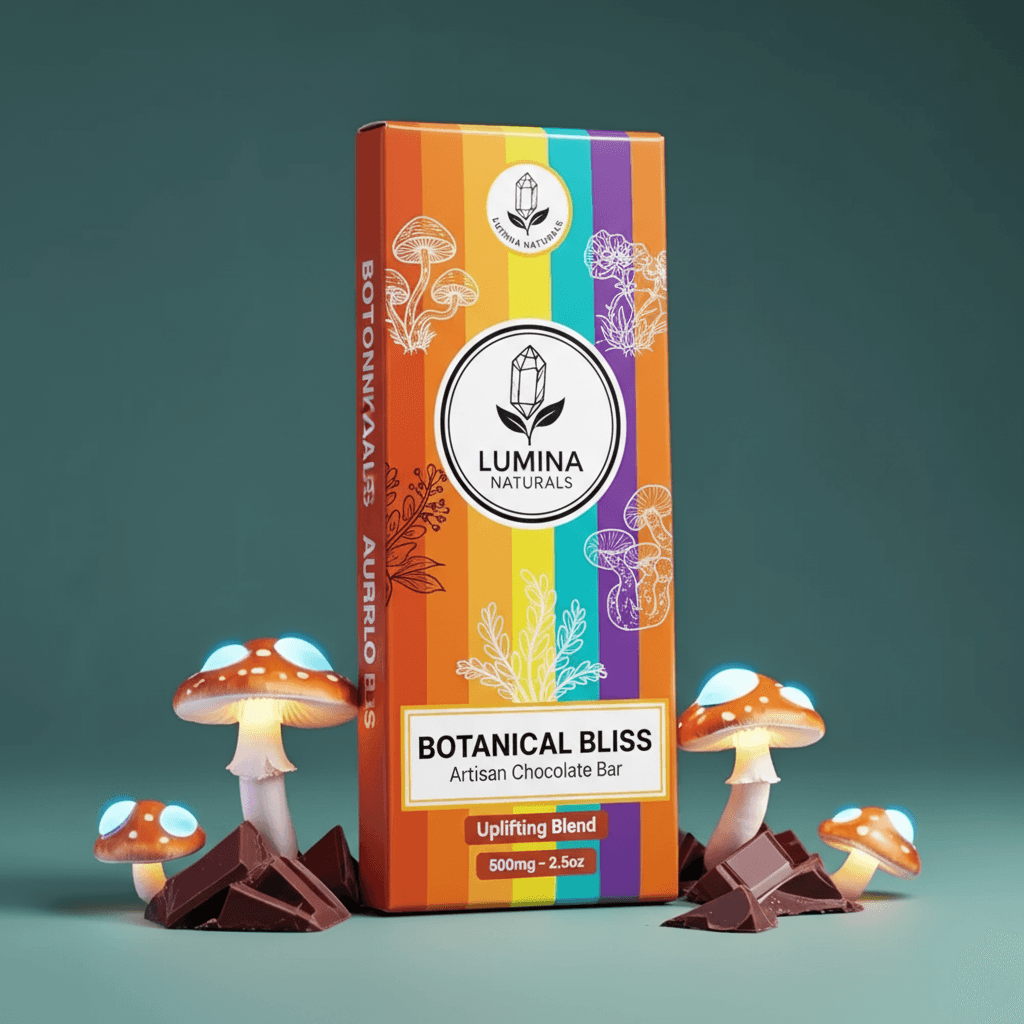 Mushroom Chocolate Bar Packaging