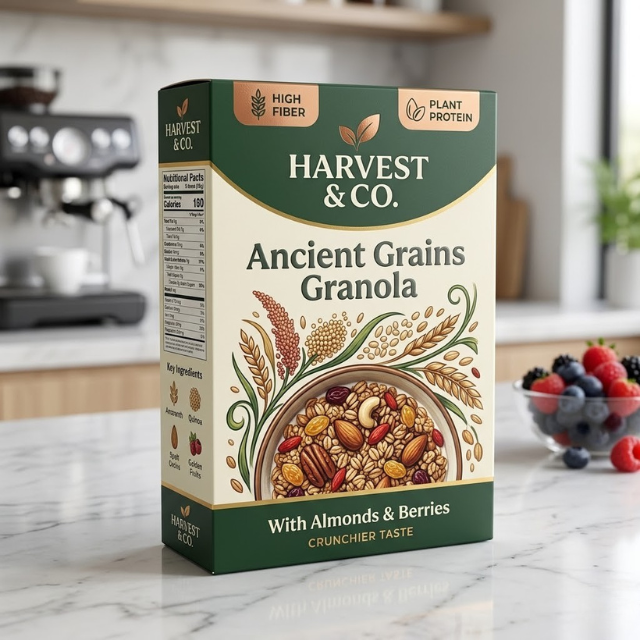 Custom Breakfast Cereal Boxes