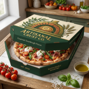 Custom Logo Printed Pizza Boxes