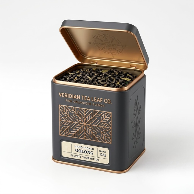 Tea Tin Canister
