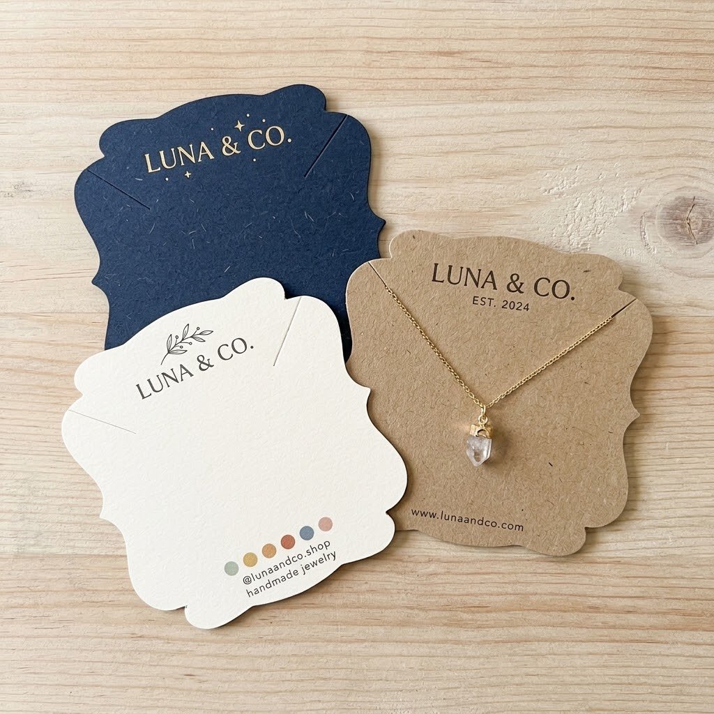 Custom Necklace Cards