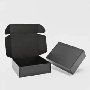 Black Shipping Boxes