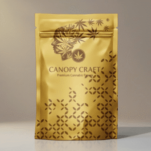 Custom Gold Mylar Bags