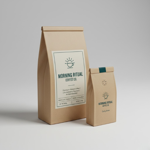 Coffee Kraft Bags