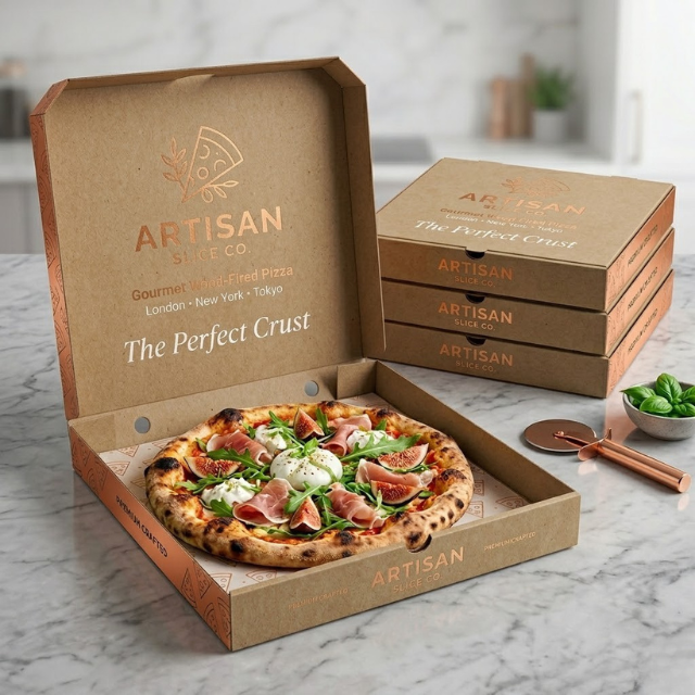 Custom Kraft Pizza Boxes