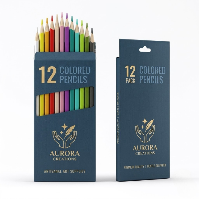 Custom Cardboard Pencil Boxes