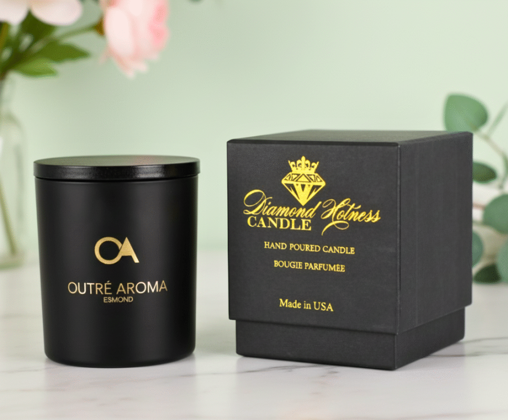 Custom Black Candle Boxes