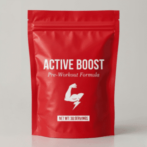 Custom Red Mylar Bags