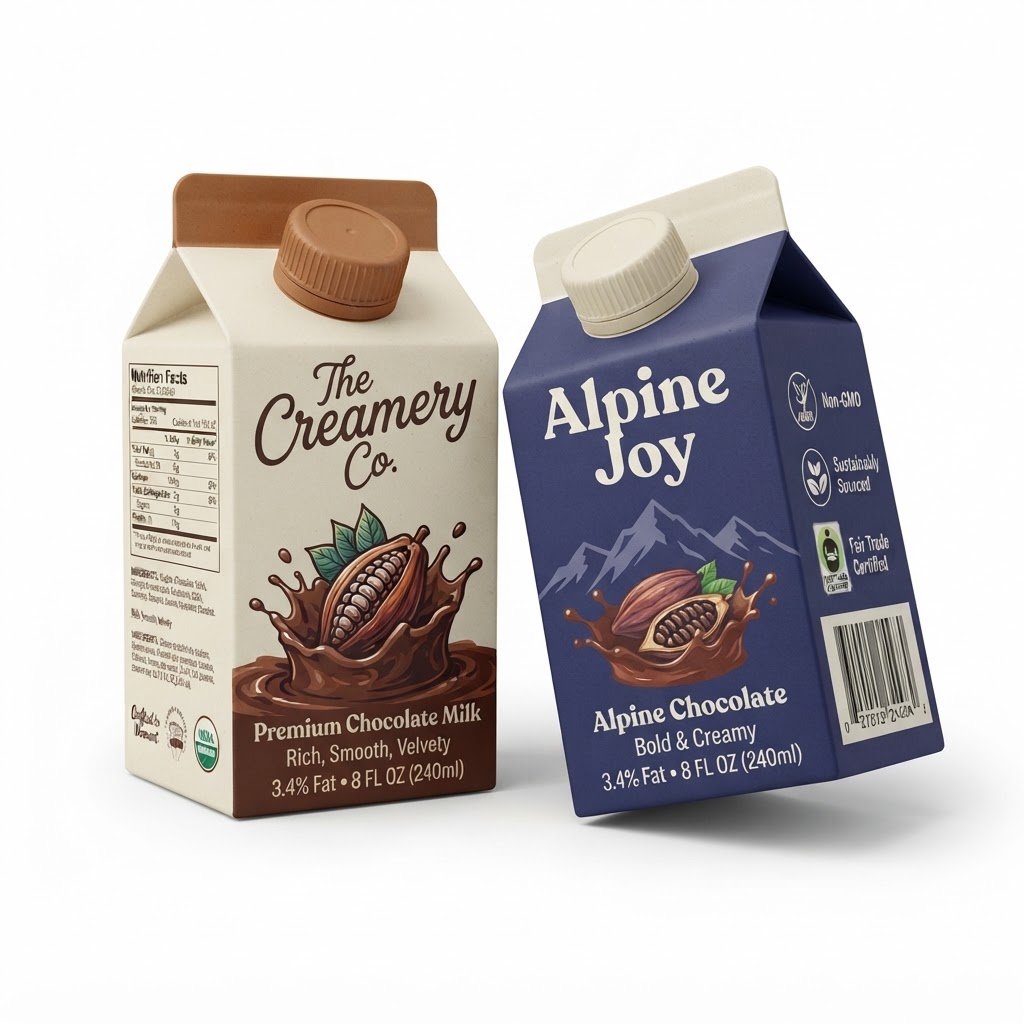 Chocolate Milk Boxes