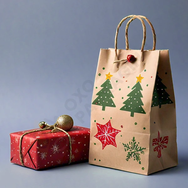 Custom Christmas Paper Bags