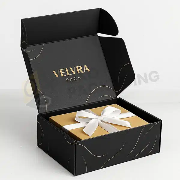 Black Shipping Boxes