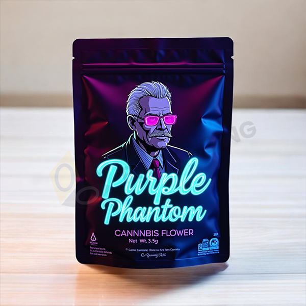 Purple Mylar Bags