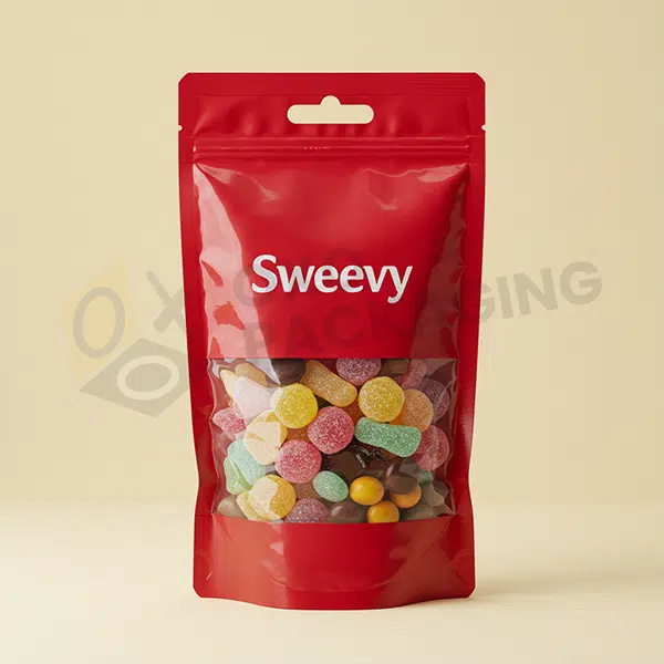 Custom Red Mylar Bags