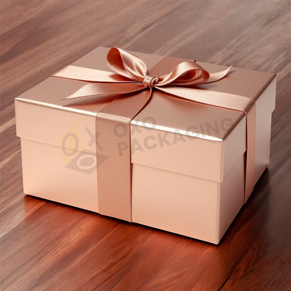 Rose Gold Gift Box with Lid