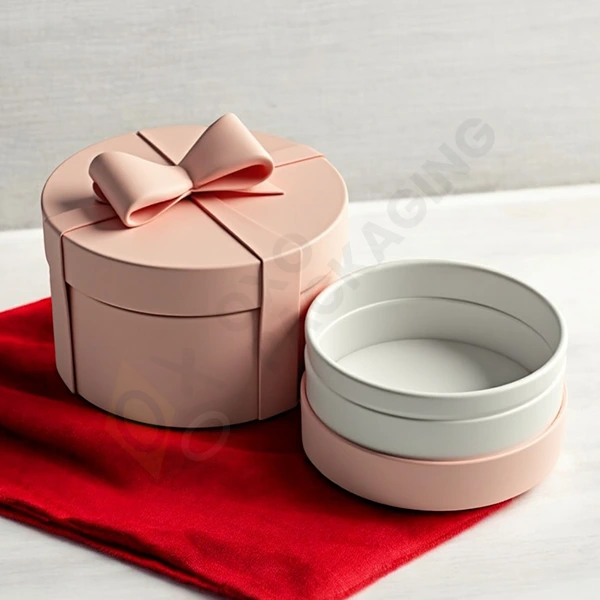 Custom Round Gift Box With Lid