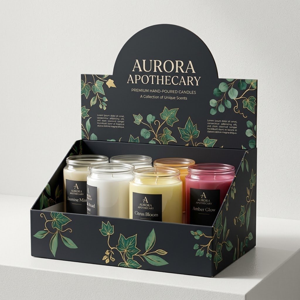 Custom Candle Display Boxes