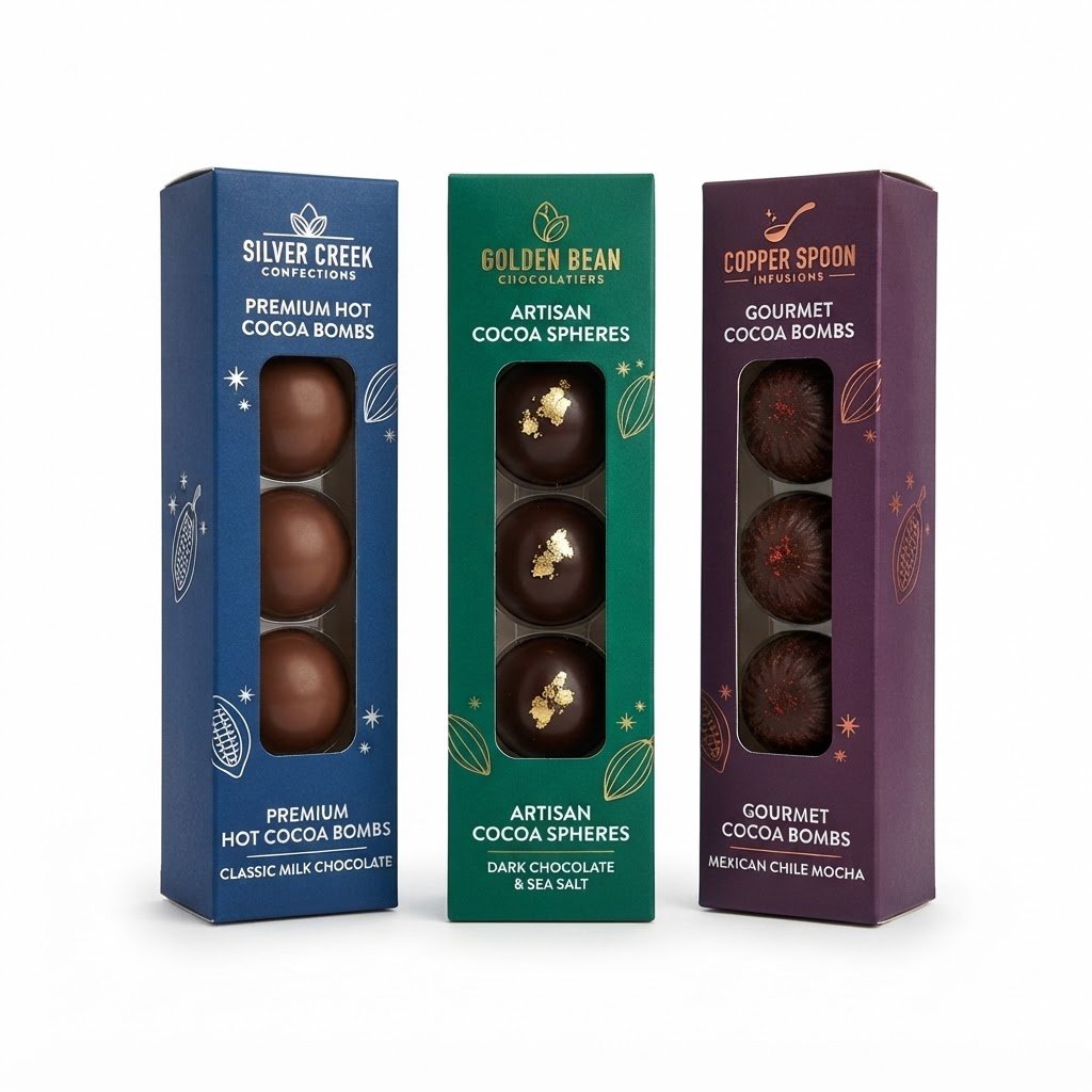 Custom Cocoa Bomb Boxes