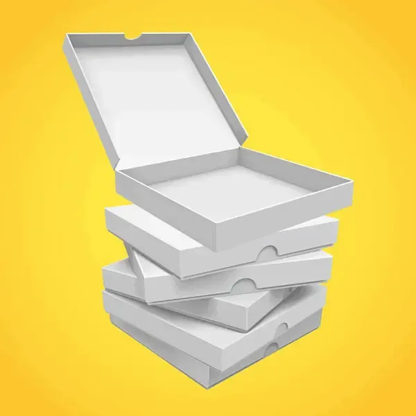 Custom White Pizza Boxes
