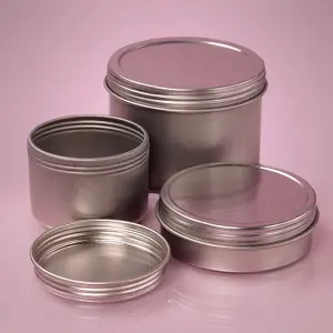 Custom Screw top metal tins
