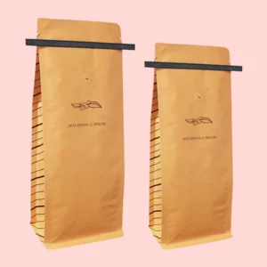Custom Tin tie kraft bags