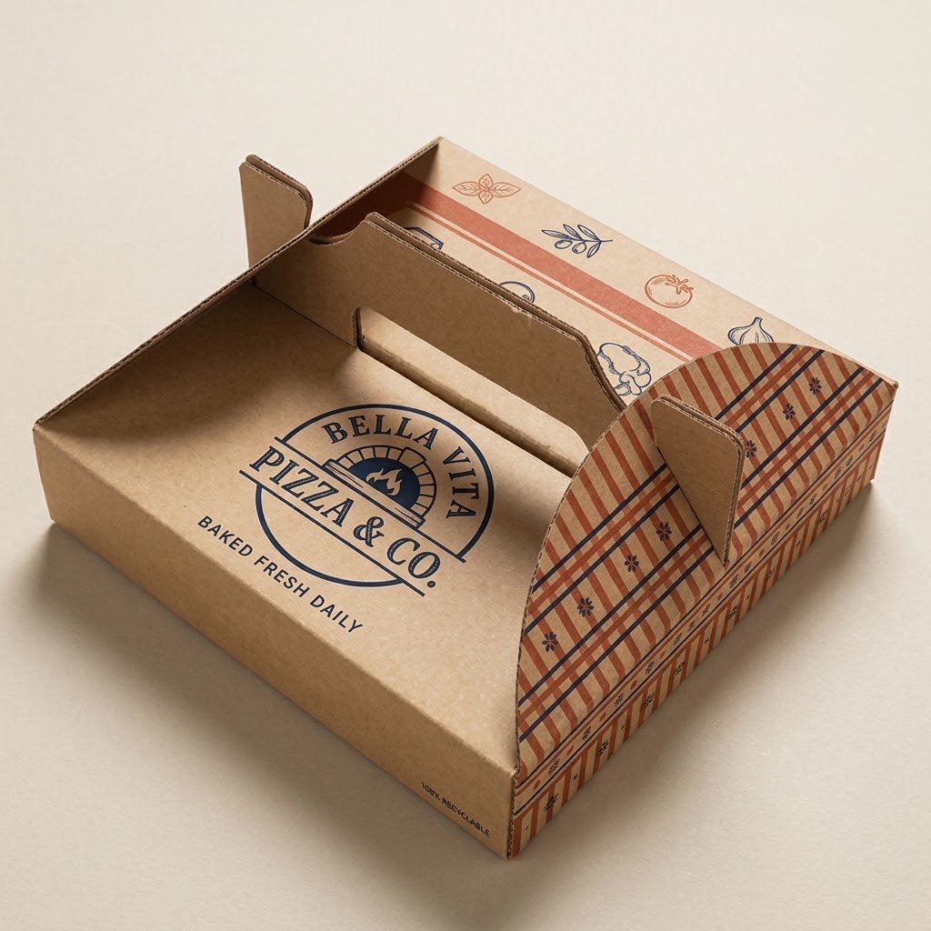 Custom Unique Shaped Pizza Boxes