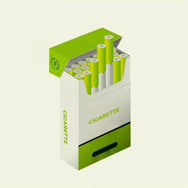 Empty Paper Flip Top Cigarette Boxes
