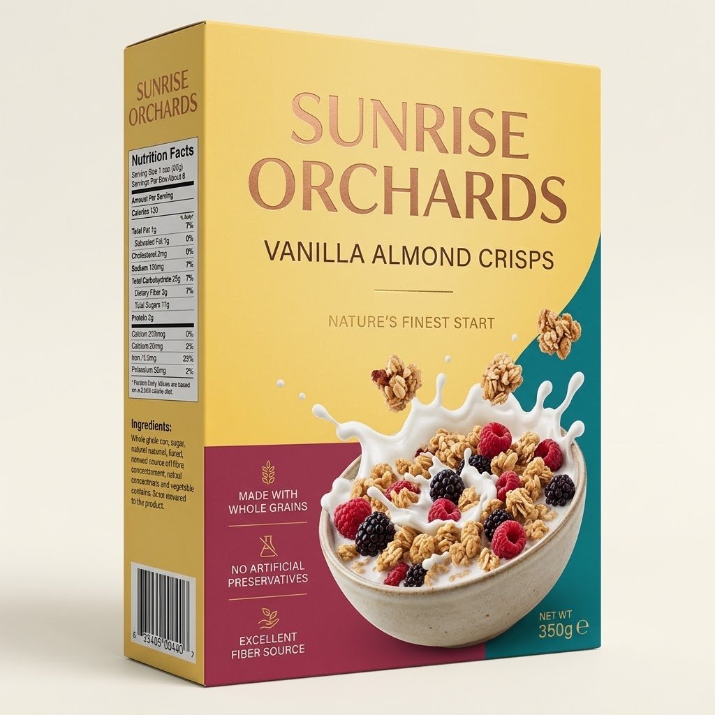 Yellow Cereal Boxes