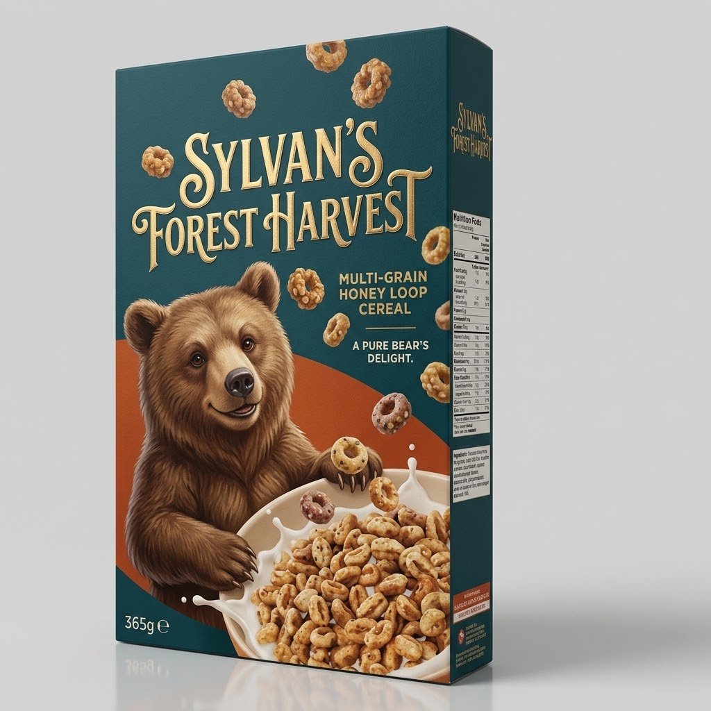 Custom Cereal with Bear